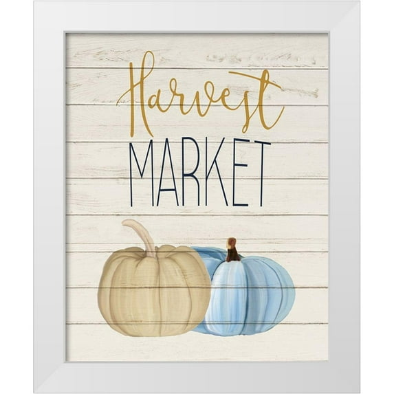 Kimberly, Allen 26x32 White Modern Wood Framed Museum Art Print Titled - Harvest Market