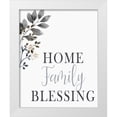 thumbnail image 1 of Kimberly, Allen 26x32 White Modern Wood Framed Museum Art Print Titled - Home Family Blessing, 1 of 4
