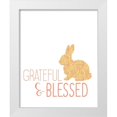 thumbnail image 1 of Kimberly, Allen 26x32 White Modern Wood Framed Museum Art Print Titled - Paisley Bunnies 1, 1 of 4