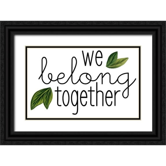 Kimberly, Allen 32x22 Black Ornate Wood Framed with Double Matting Museum Art Print Titled - Family Gathers 15