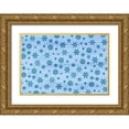 thumbnail image 1 of Kimberly, Allen 32x23 Gold Ornate Wood Framed with Double Matting Museum Art Print Titled - Let it Snow, 1 of 4