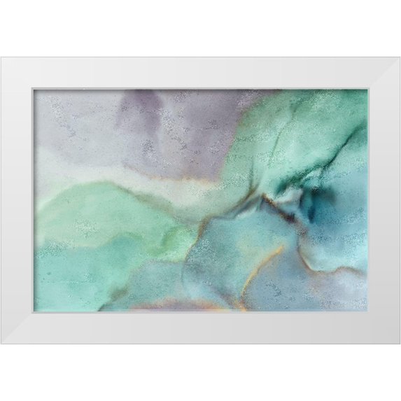 Kimberly, Allen 32x23 White Modern Wood Framed Museum Art Print Titled - Dreams