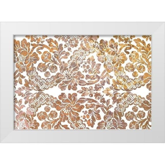 Kimberly, Allen 32x23 White Modern Wood Framed Museum Art Print Titled - Multi Scroll v3