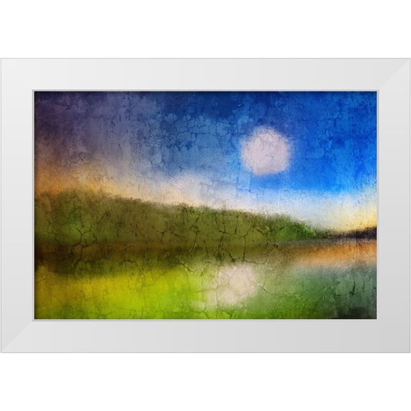 Kimberly, Allen 32x23 White Modern Wood Framed Museum Art Print Titled - Vivid Sky