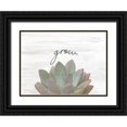 thumbnail image 1 of Kimberly, Allen 32x25 Black Ornate Wood Framed with Double Matting Museum Art Print Titled - Grow, 1 of 4