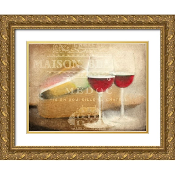 Kimberly, Allen 32x25 Gold Ornate Wood Framed with Double Matting Museum Art Print Titled - Maison Blanc