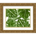 thumbnail image 1 of Kimberly, Allen 32x25 Gold Ornate Wood Framed with Double Matting Museum Art Print Titled - Tropic Green 4, 1 of 4