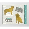 thumbnail image 1 of Kimberly, Allen 32x26 White Modern Wood Framed Museum Art Print Titled - Ruff Ruff 6, 1 of 4
