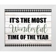 thumbnail image 1 of Kimberly, Allen 32x26 White Modern Wood Framed Museum Art Print Titled - Wonderful Time Plaid, 1 of 4