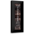 thumbnail image 1 of Kimberly, Allen 6x14 Black Modern Framed Museum Art Print Titled - And Together They Built, 1 of 5