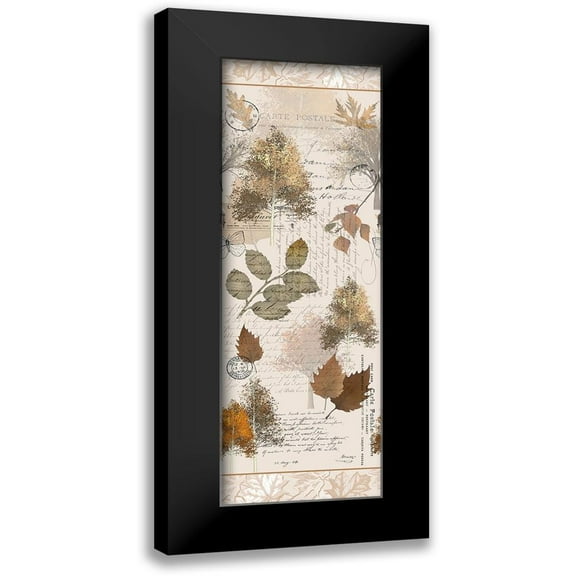 Kimberly, Allen 7x14 Black Modern Framed Museum Art Print Titled - My Fall Panel