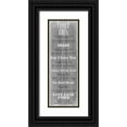 thumbnail image 1 of Kimberly, Allen 7x14 Black Ornate Wood Framed with Double Matting Museum Art Print Titled - Family Rules v5, 1 of 4