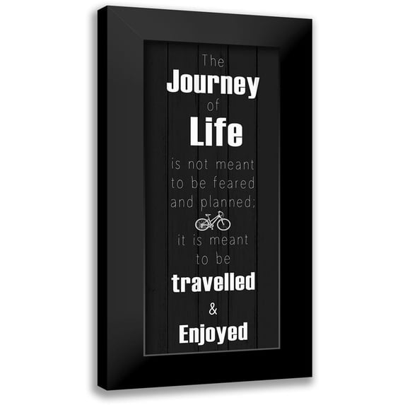 Kimberly, Allen 8x14 Black Modern Framed Museum Art Print Titled - Journey 1