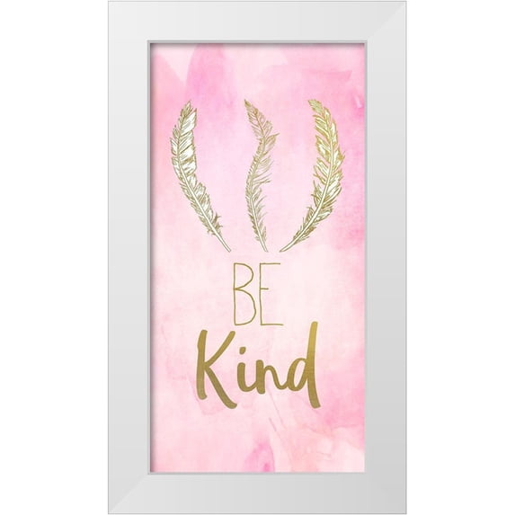 Kimberly, Allen 9x14 White Modern Wood Framed Museum Art Print Titled - Always Be 1