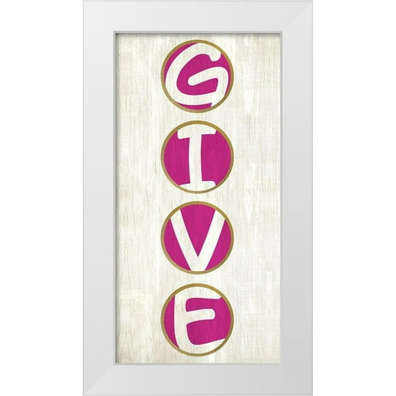 Kimberly, Allen 9x14 White Modern Wood Framed Museum Art Print Titled - Give Thanks 1