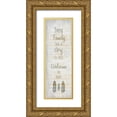 thumbnail image 1 of Kimberly, Allen 9x18 Gold Ornate Wood Framed with Double Matting Museum Art Print Titled - Family D, 1 of 4