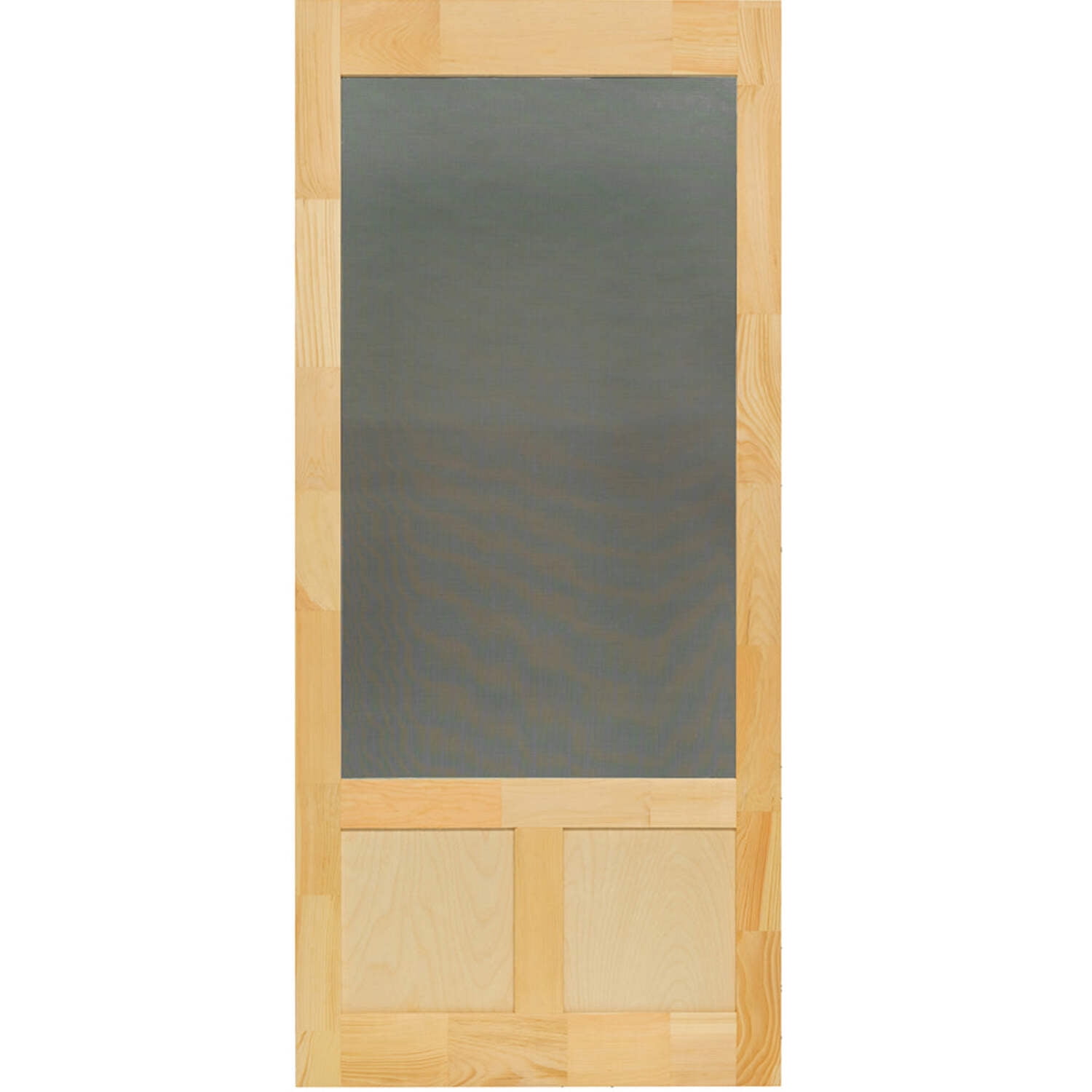 Elmwood Full-View Unfinished Pine Screen Door