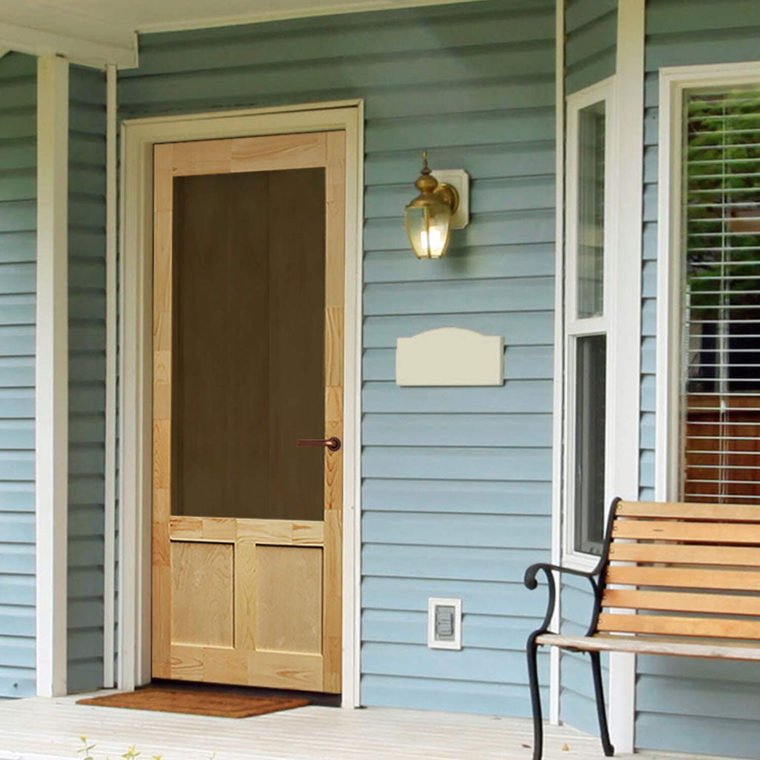 Wood Storm Doors Wood Storm Doors