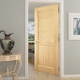thumbnail image 1 of Traditional Louver Panel Solid Unfinished Pine Interior Door Slab, 1 of 9