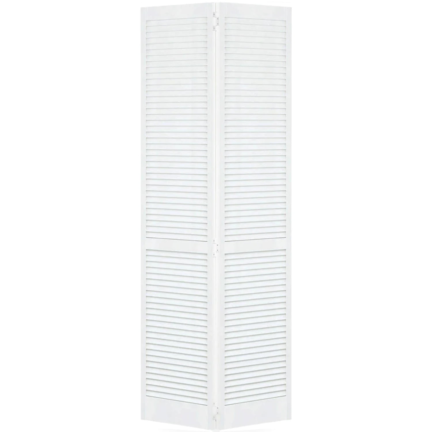 Kimberly Bay Louvered Wood Primed BiFold Door