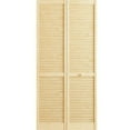 thumbnail image 1 of Kimberly Bay Louvered Wood Primed Bi-Fold Door, 1 of 11