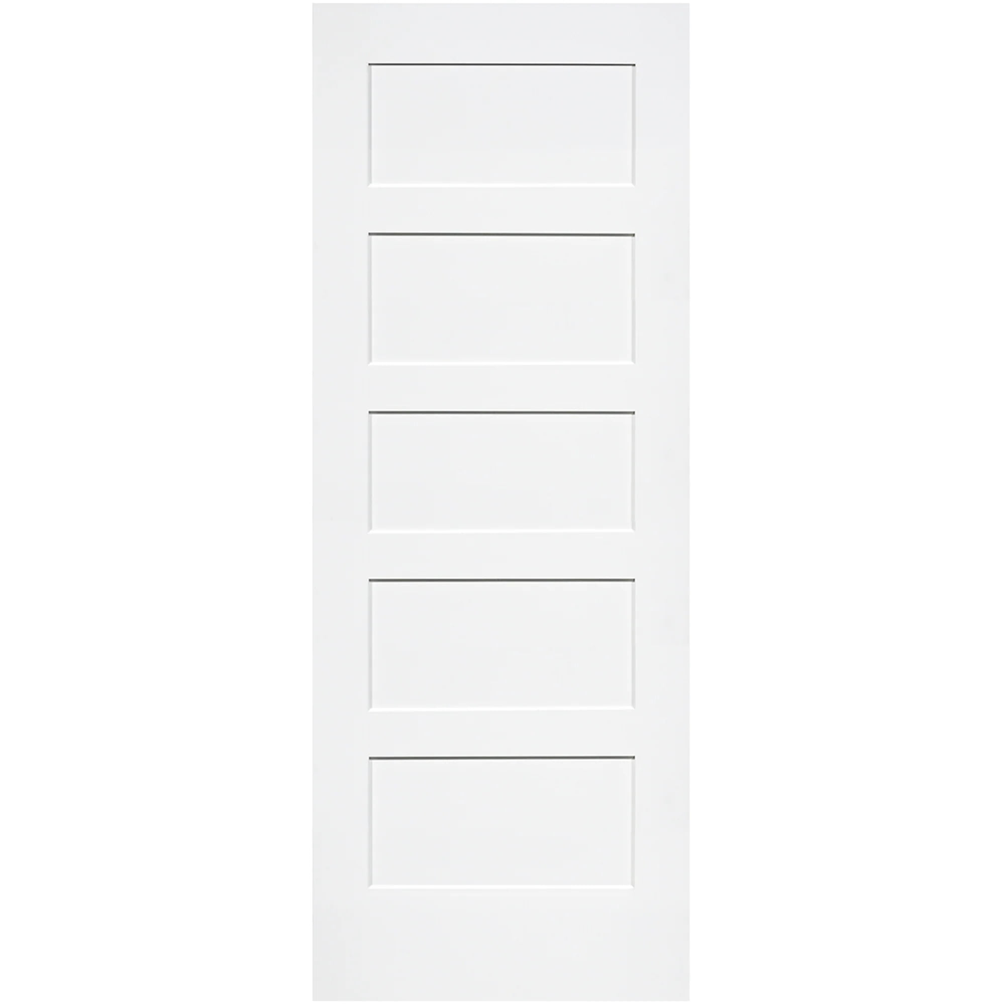 Kimberly Bay Paneled Solid Wood Primed Shaker Standard Door - Walmart.com