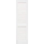 Kimberly Bay Plantation Louver-Louver Solid Core Primed White Interior Door Slab