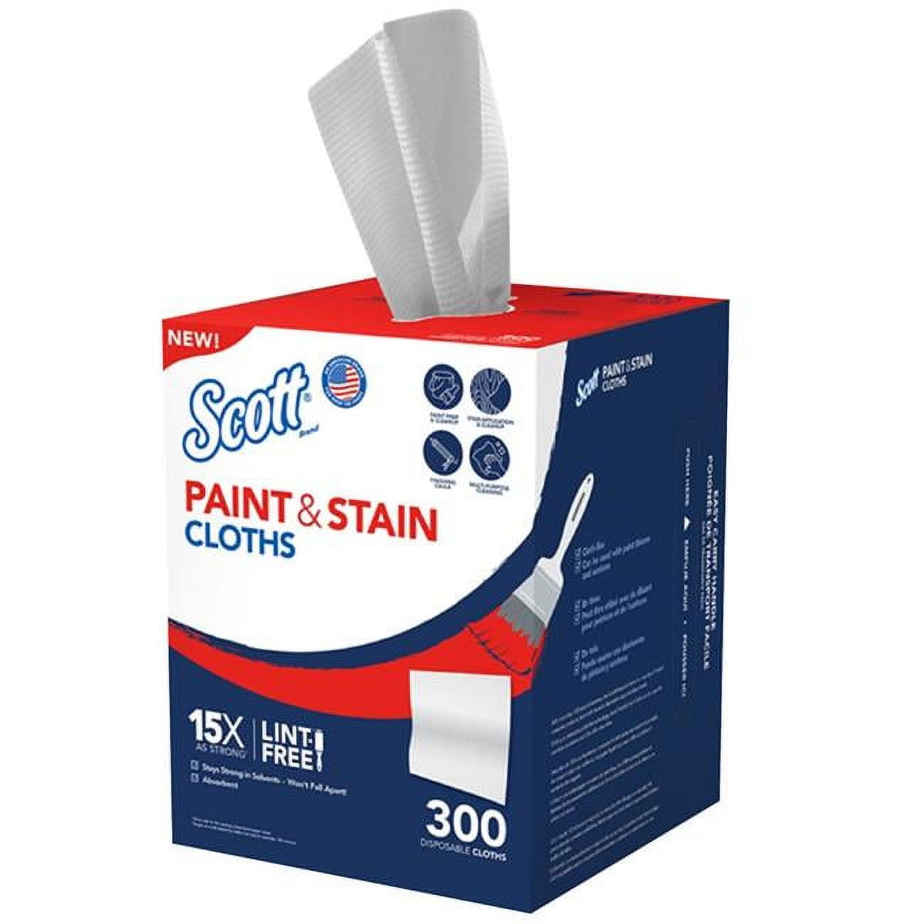 Kimberly-Clark 1018692 Paint & Stain Cloth, 300 Piece - Walmart.com