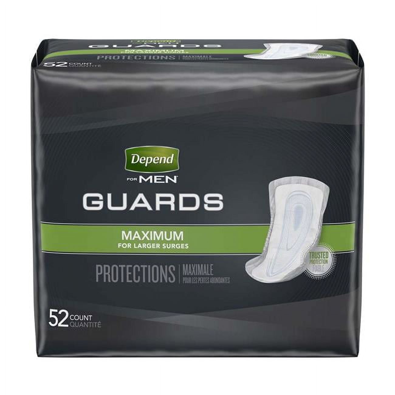 Kimberly Clark 13793102 12 in. One Size Fits Most Depend Guards Mens