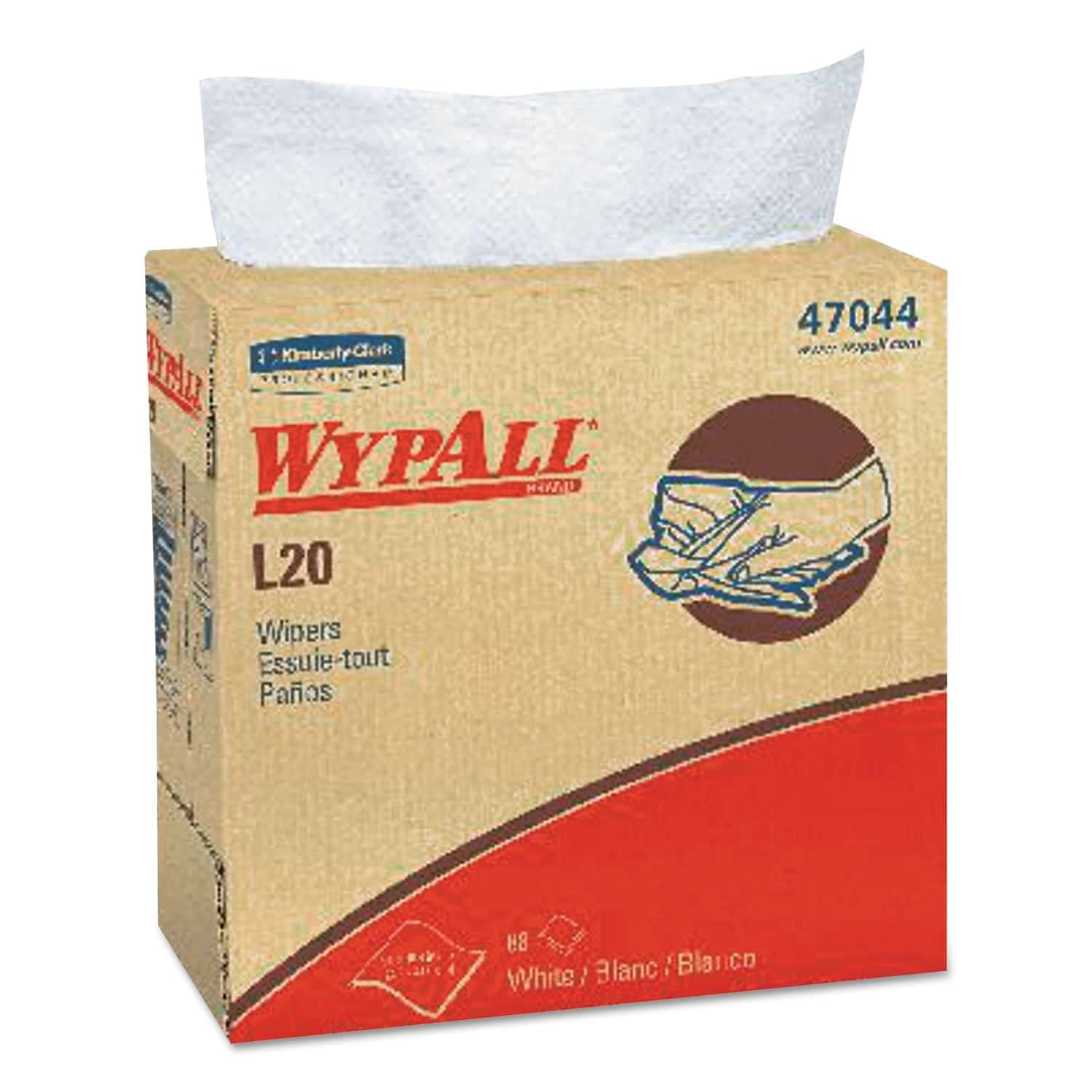 Wypall® Waterless Hand Wipes, Herbal Fragrance, 75 per Bucket, 6/Ctn -  KIM91371CT