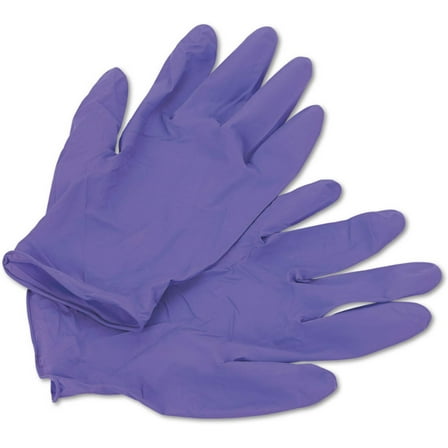 Kimberly Clark 55084 Model KC500 Nitrile Powder Free Exam Gloves, Disposable, Extra Large, Purple 90 Each
