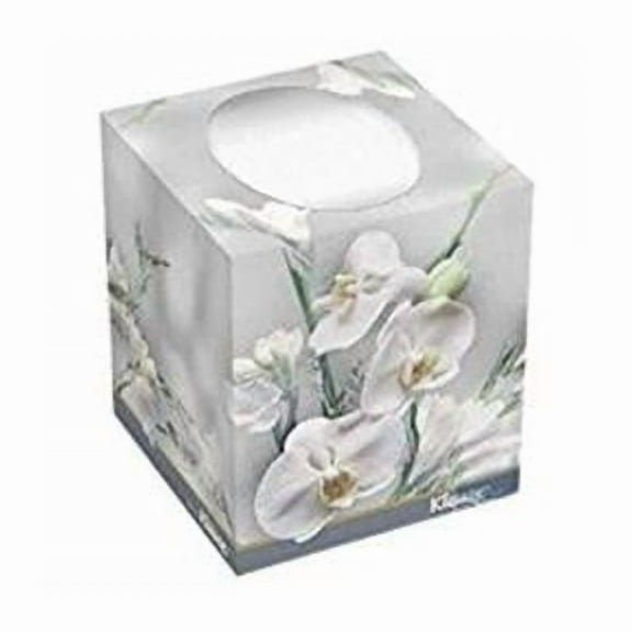 Kimberly-Clark 8.6 x 8.4 in. Kleenex Facial Tissue Cube, White - Case of 3420