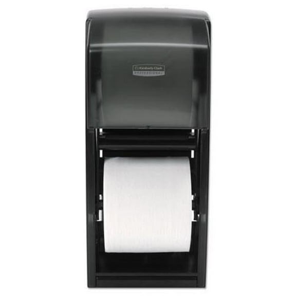 Kimberly Clark Consumer Coreless Double Roll Bath Tissue Dispenser - Smoke