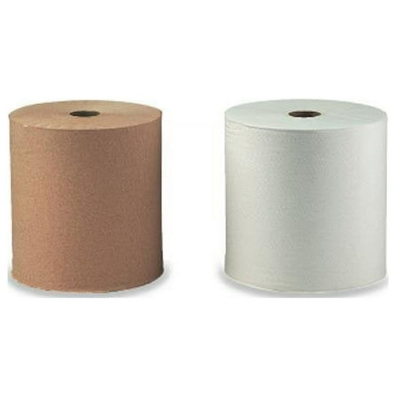 Kimberly-Clark KCC 01040 Scott Hard Roll Towel 8X800 1P White - Case of 12