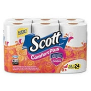 Kimberly Clark KCC 231 Sheets Double Roll Comfort Plus Toilet Bath Tissue Paper, White - 4 Per Case - 12 Roll Per Pack