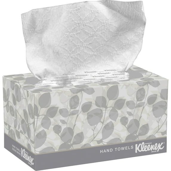 Kleenex Professional Paper Hand Towels, Bulk (01701), Premium Absorbency Pockets, Pop-Up Box, White (18 Boxes of 120 Sheets, 2,160 Sheet Total)