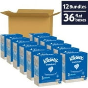 Kimberly-Clark KCC54303CT Trusted Care Facial Tissue, Pack of 12