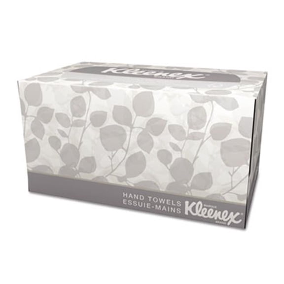 Kimberly-Clark  KLEENEX Hand Towels, POP-UP Box, Cloth, 9 x 10.5, 120-Box