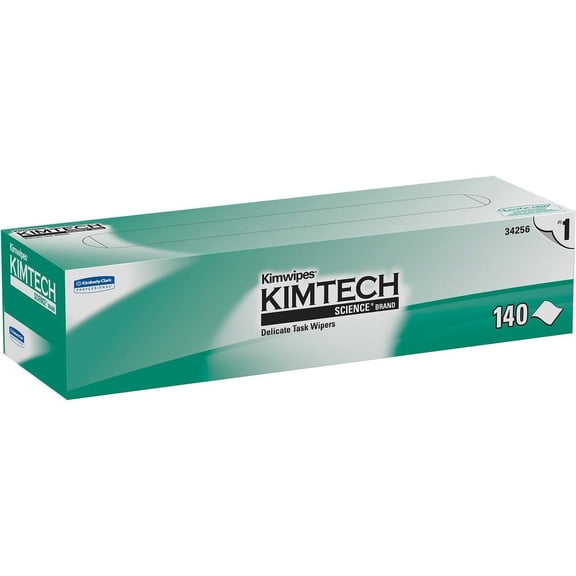 Kimberly-Clark Kimwipes Delicate Task Wipers - 14.70" x 16.60" - 140 Per Box - 140 / Box | Bundle of 5 Boxes