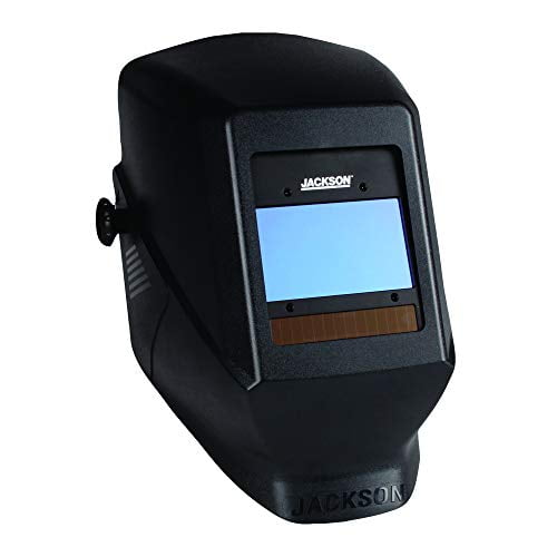 Jackson Safety Ultra-Lightweight Insight HSL-100 Welding Helmet with Digital Variable Auto Darkening Filter, Nylon, HSL-100, Black, Universal Size, 46129
