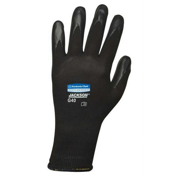 Kimberly-Clark Professional 412-13840 G40 Extra Large Polyurethane Coated Gloves, Black - Size 10