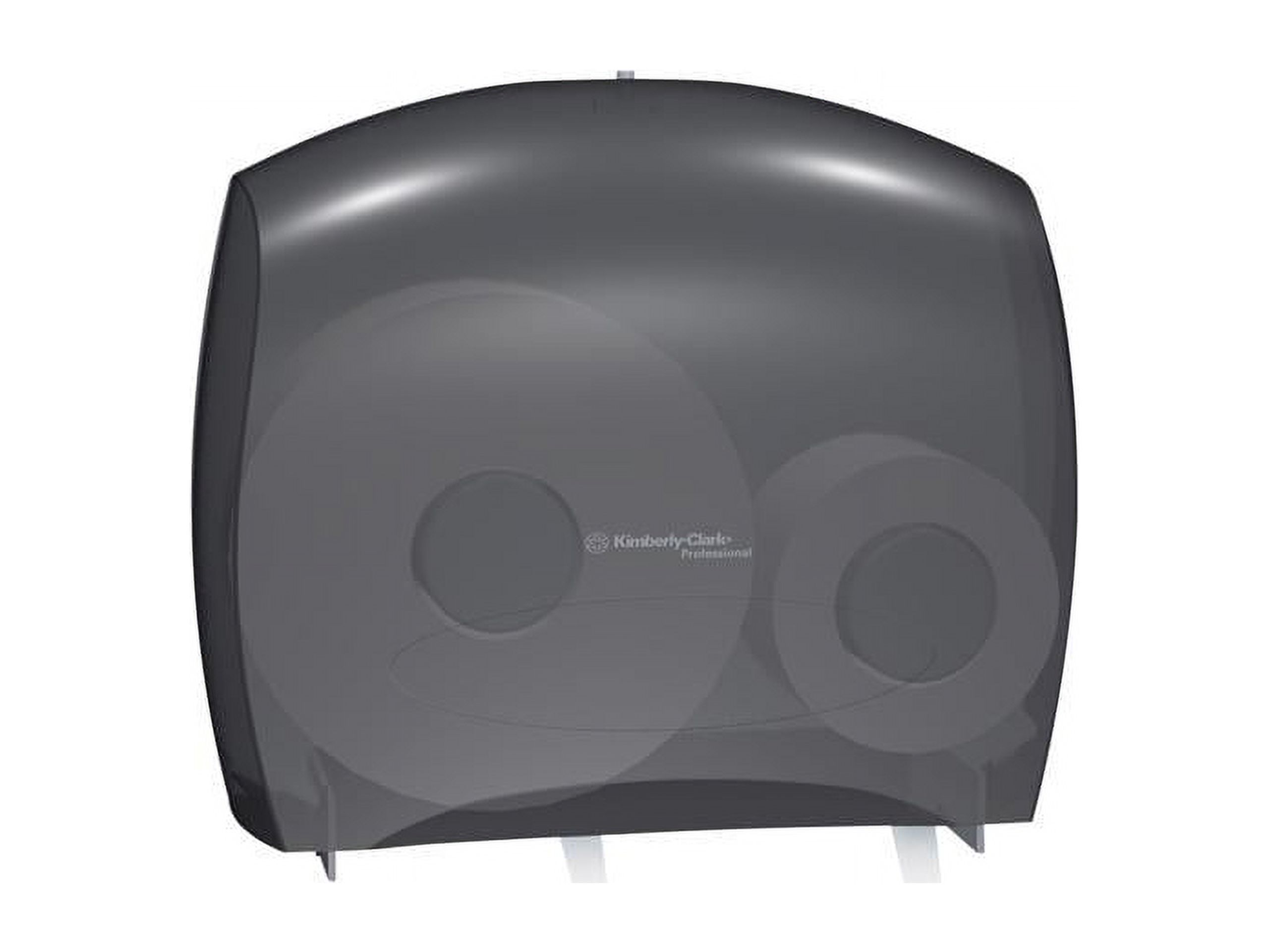 Kimberly Clark Professional JRT Jr. Escort Jumbo Roll. Commercial Toilet Paper Dispenser (09507), with Stub Roll, 16” x 13.88” x 5.75”, Smoke per Black - image 1 of 3