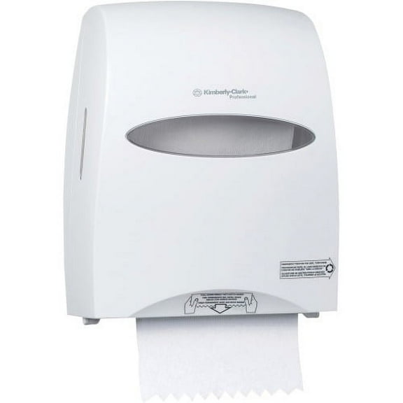 Kimberly-Clark Professional Sanitouch Roll Towel Dispenser Touchless Dispenser - 16.1" Height x 12.6" Width x 10.2" Depth - Plastic - White - Durable