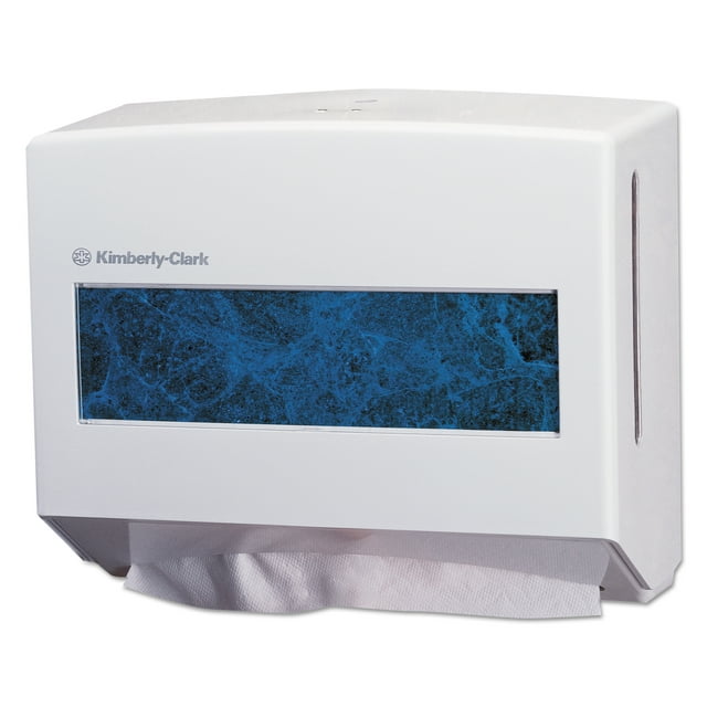 Kimberly-Clark Professional* Scottfold Compact Towel Dispenser, 10 3/4w x 4 3/4d x 9h, White