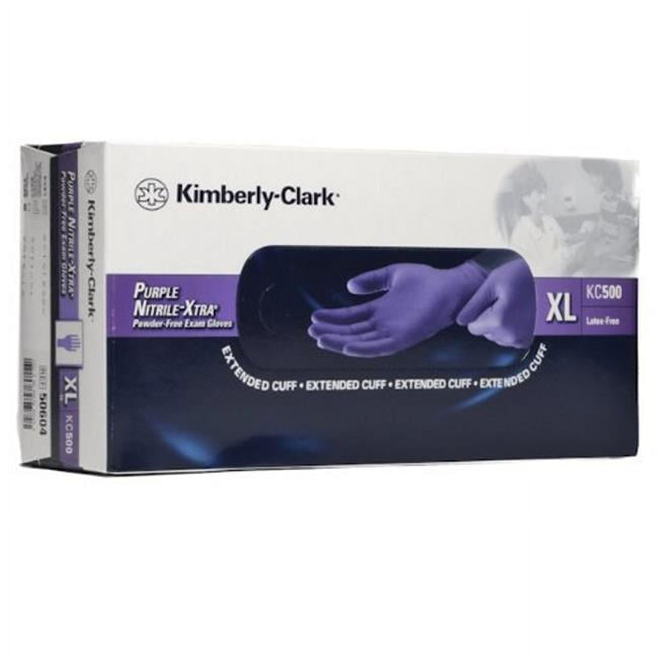 KimberlyClark Purple Nitrile Exam Gloves Extra Large