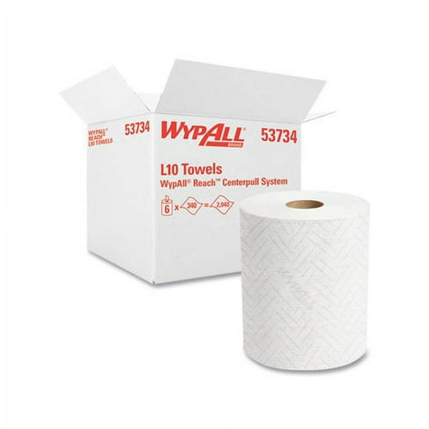 Reach System Roll Towel, 1-Ply, 11 x 7, White, 340/Roll, 6 Rolls/Carton Reach System Roll Towel, 1-Ply, 11 x 7, White, 340/Roll, 6 Rolls/Carton