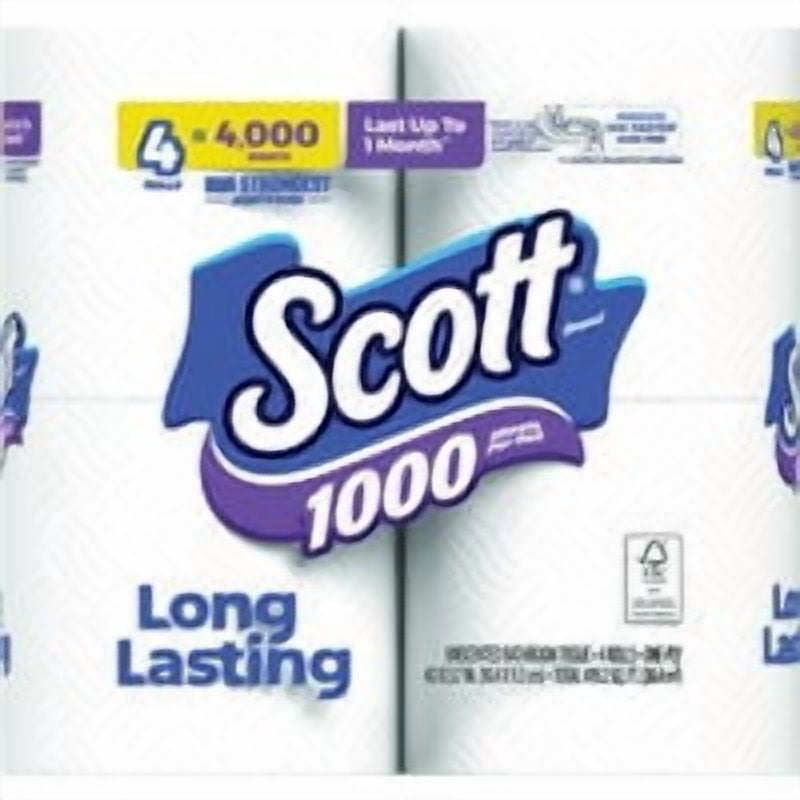 Kimberly-Clark/Scott Paper Scott 1000 Toilet Paper1 - Pack of 2 ...