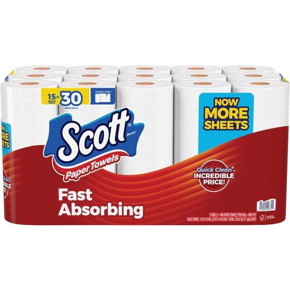Kimberly-Clark/Scott Paper Scott Choose-A-Sheet Paper Towel - Single Pack