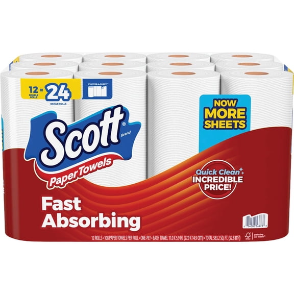 Kimberly-Clark/Scott Paper Scott Choose-A-Sheet Paper Towel - Single Pack