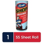 Scott Kimberly-Clark Professional Logistics Supply 75130KC Scott Shop Towels Blue 11 plug X 10,4 plug (27,9cm X 26,4cm), 1 Roll, 55 Per Pack